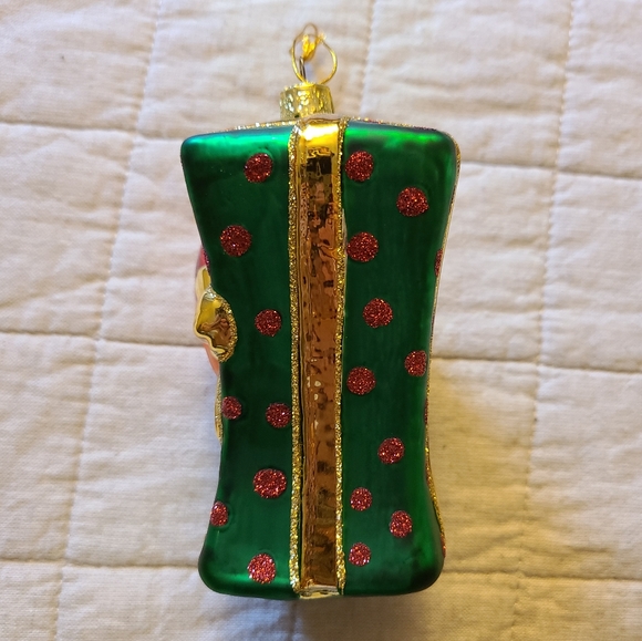 🔥Vintage Kurt S. Adler Red M&M Handcrafted Glass Christmas Ornament - Picture 5 of 6